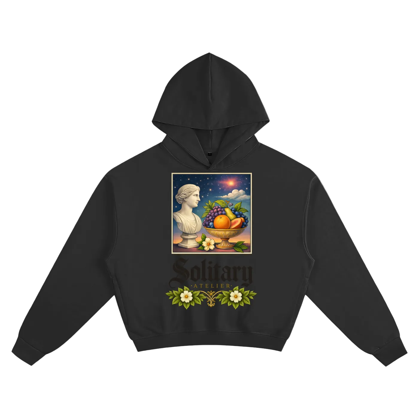Unisex Cotton Cropped Hoodie