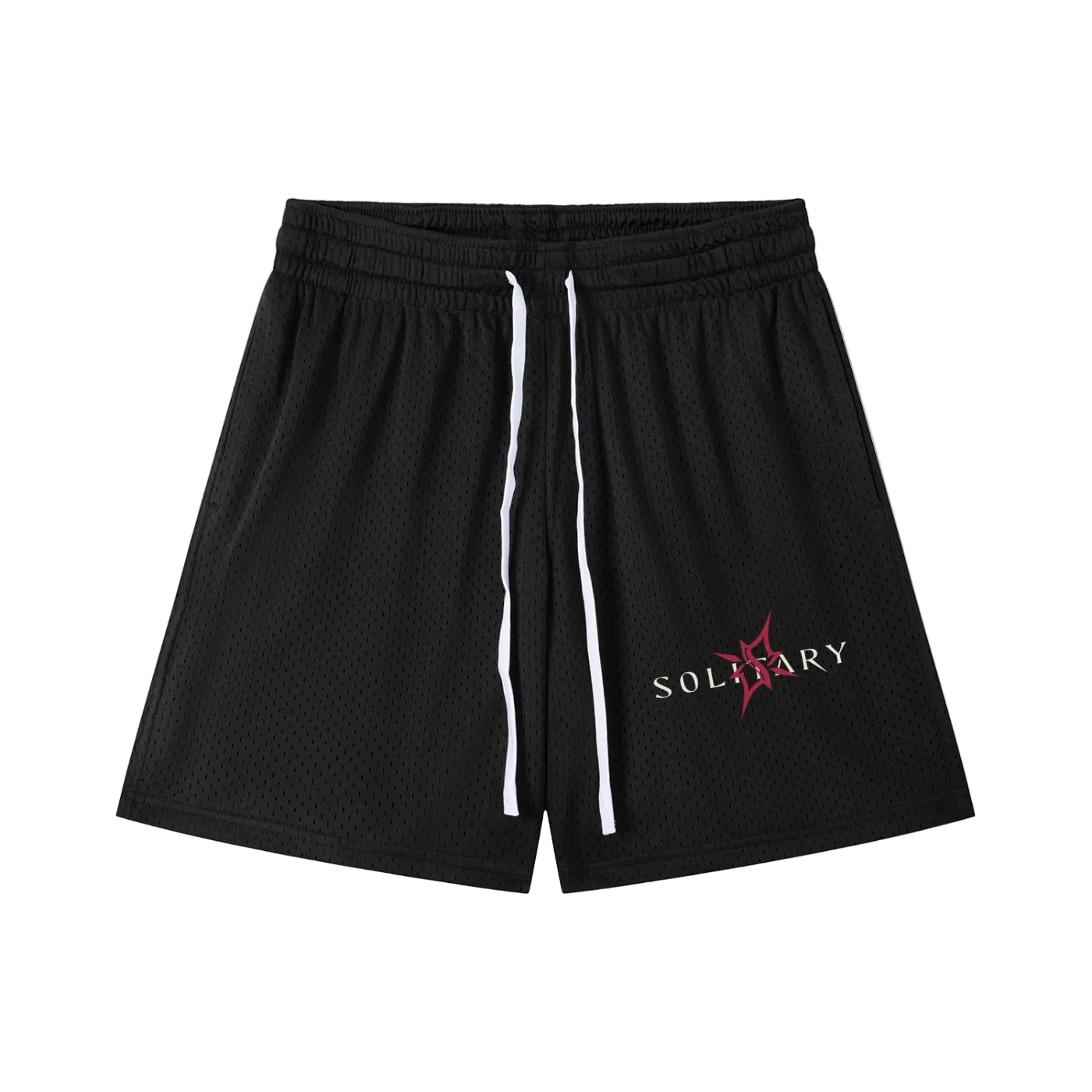 Mesh Drawstring Shorts