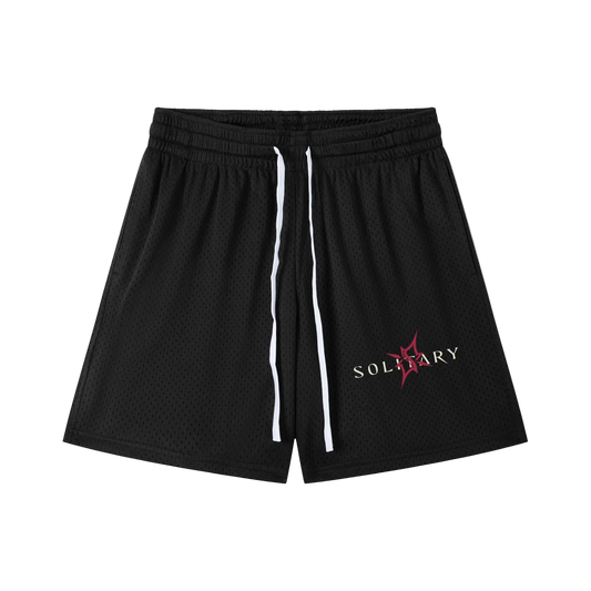 Mesh Drawstring Shorts