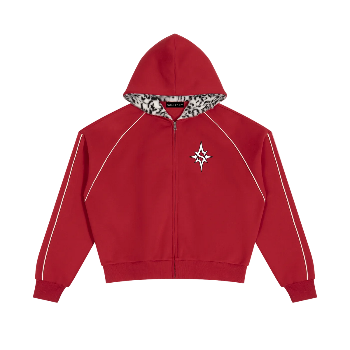Solitary Boxy Instinct Jacket Red