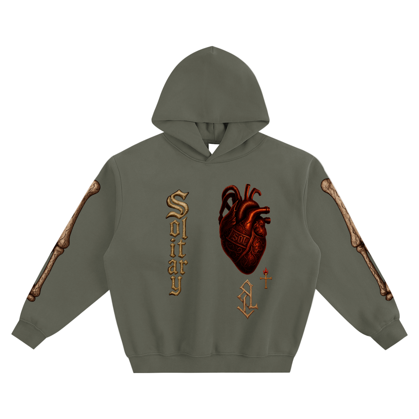 Solitary Atelier: Ignis Sol Hoodie