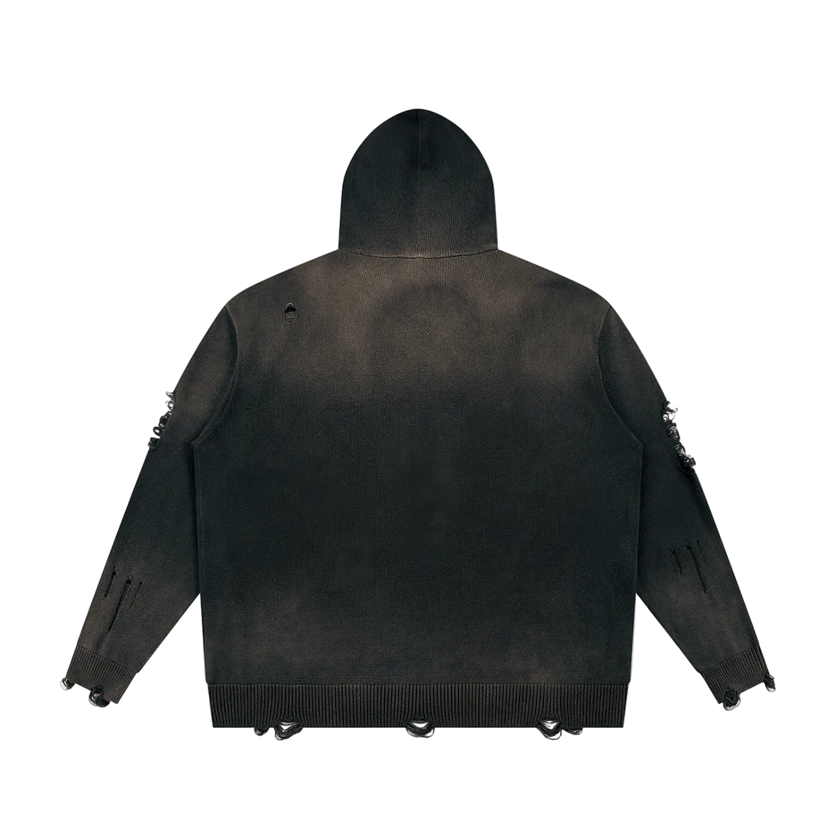Solitary Distressed Sweater Jacket