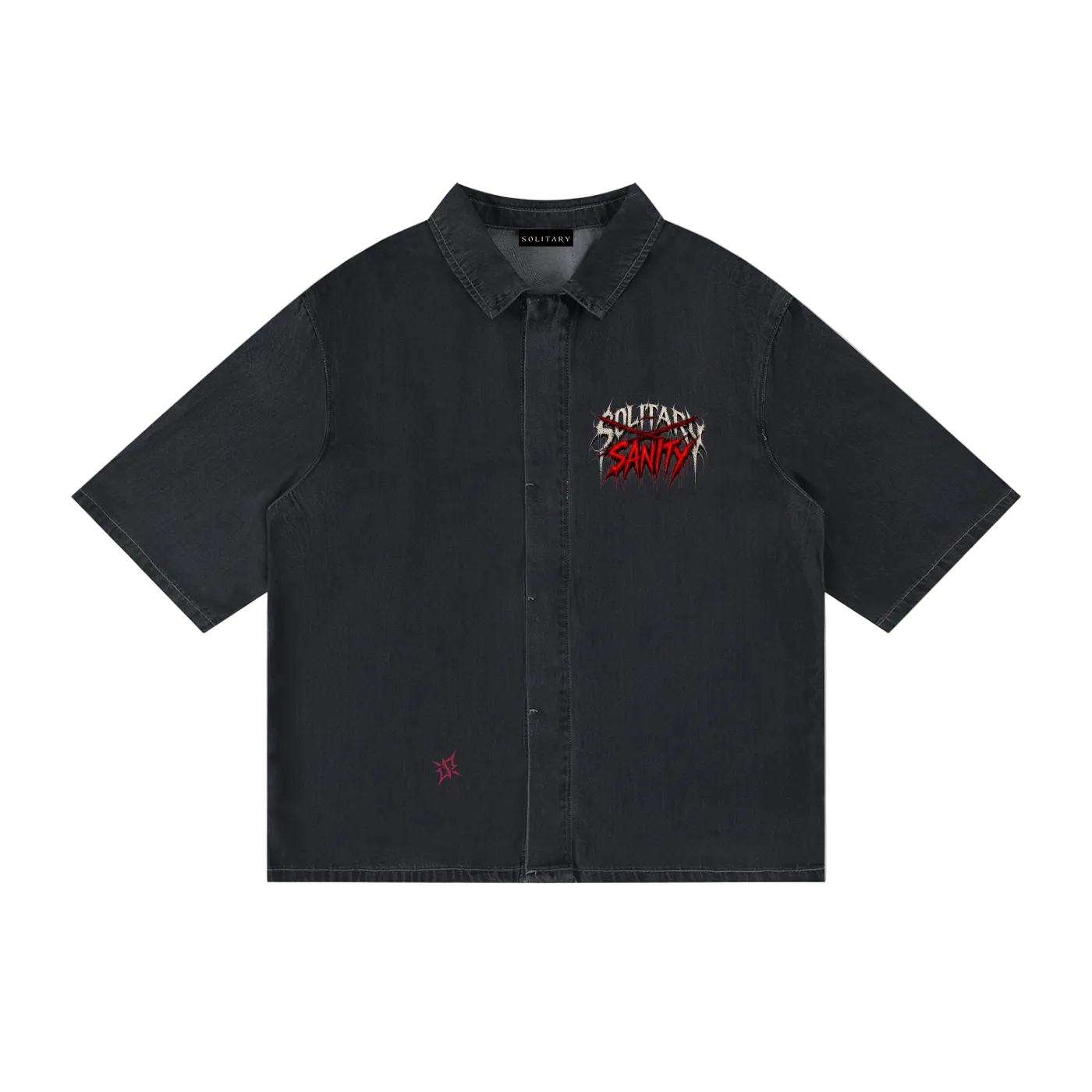 Unisex Vintage Wash Drop Shoulder Lyocell Shirt