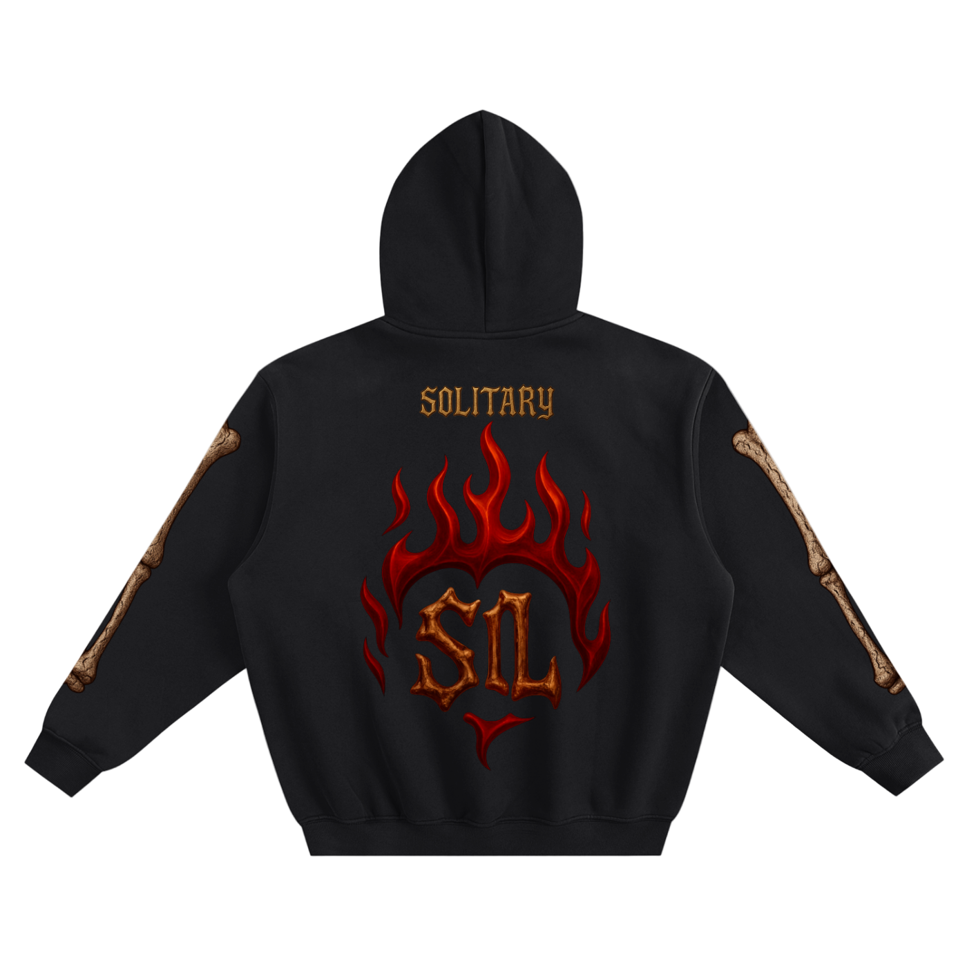 Solitary Atelier: Ignis Sol Hoodie