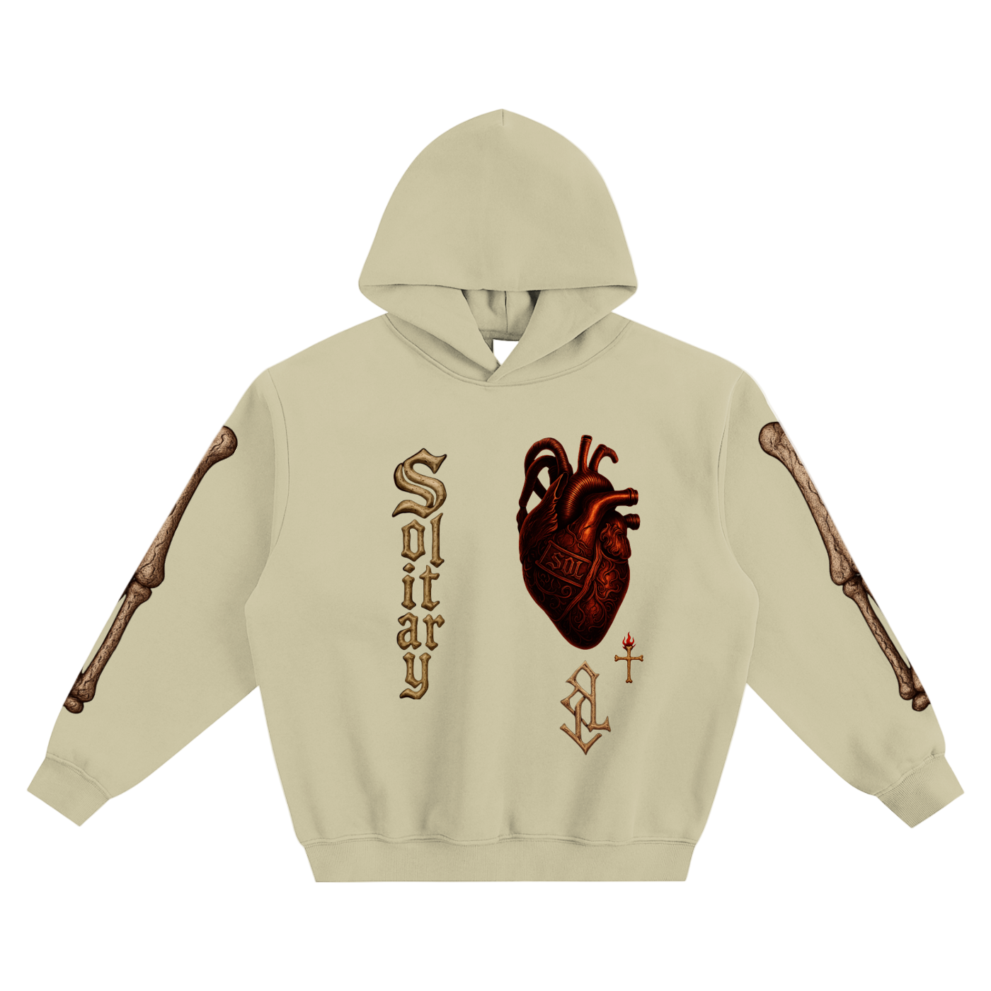 Solitary Atelier: Ignis Sol Hoodie