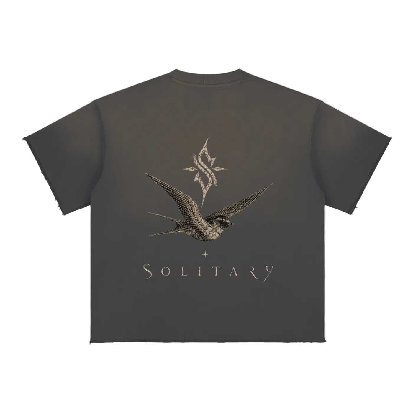 Sun Fade Raw Edge T-Shirt