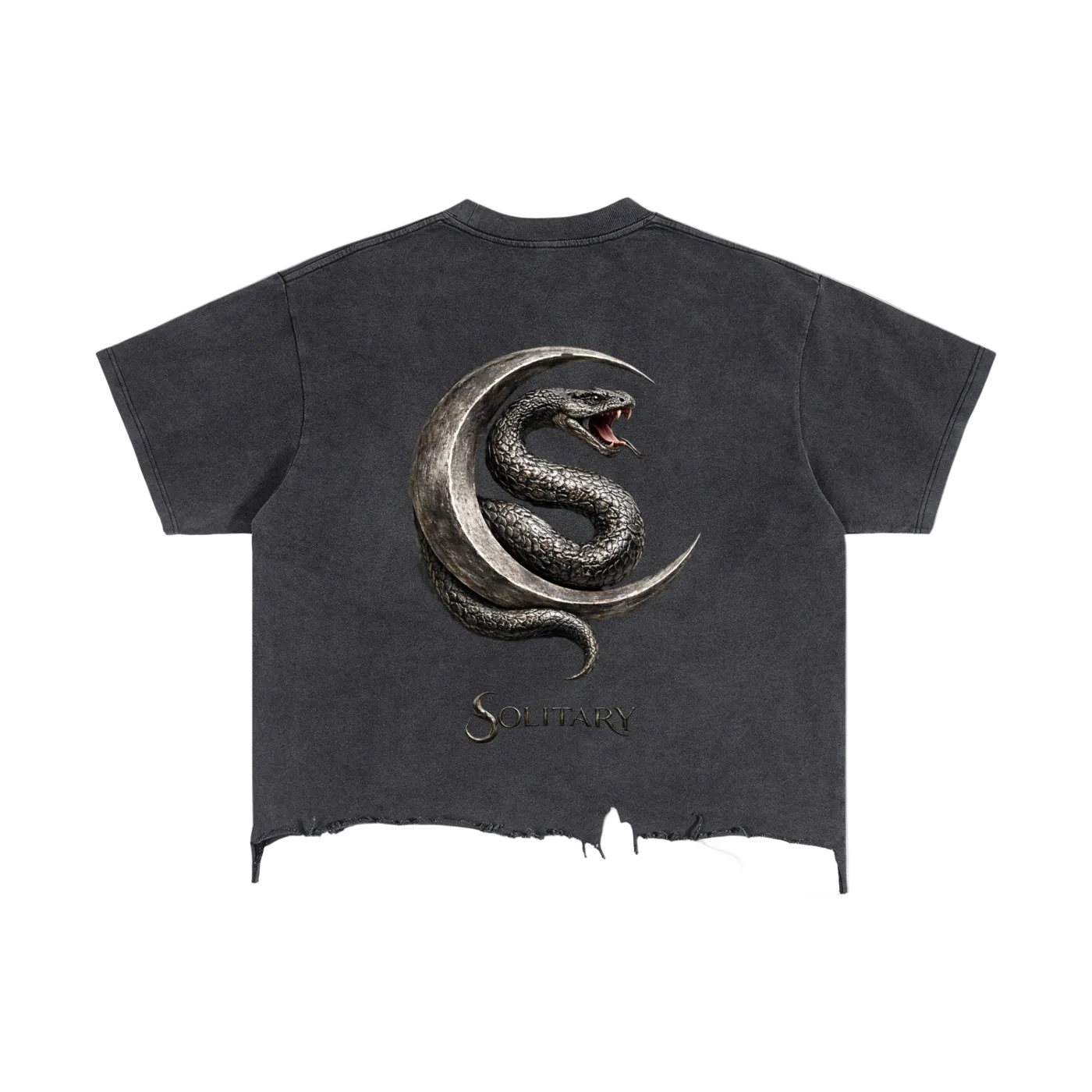 Solitary Atelier: Serpent Crest Tee