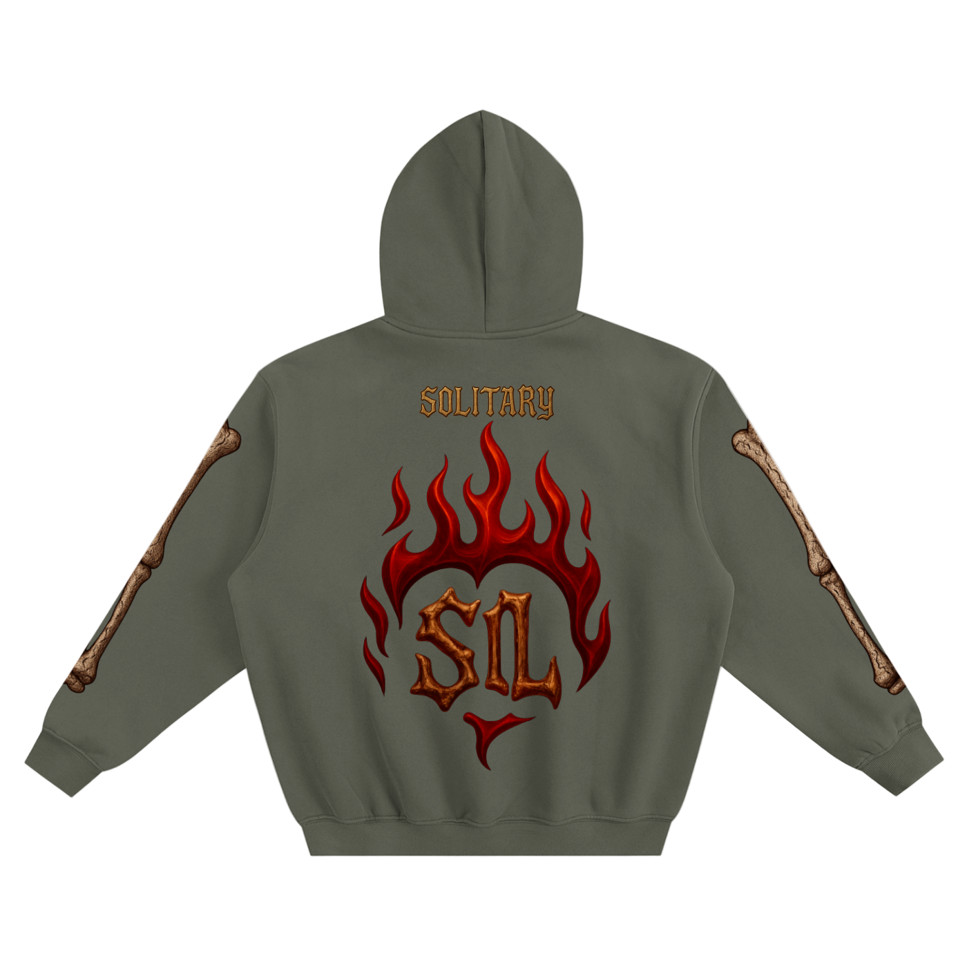 Solitary Atelier: Ignis Sol Hoodie