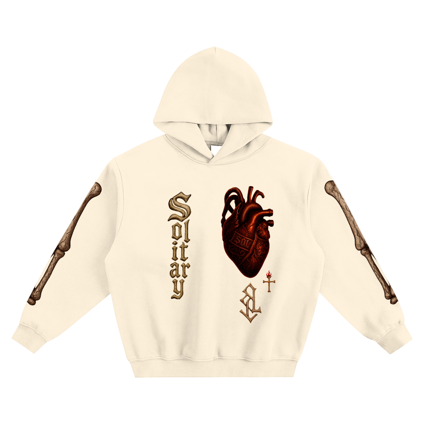 Solitary Atelier: Ignis Sol Hoodie