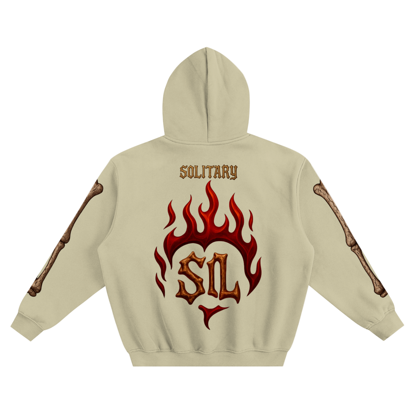 Solitary Atelier: Ignis Sol Hoodie